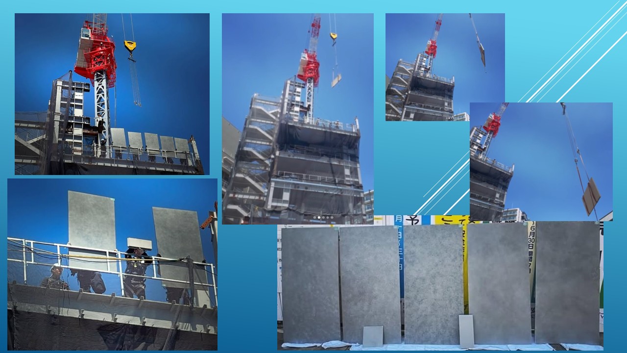 グレーを基調とした建物の外装仕上げについて