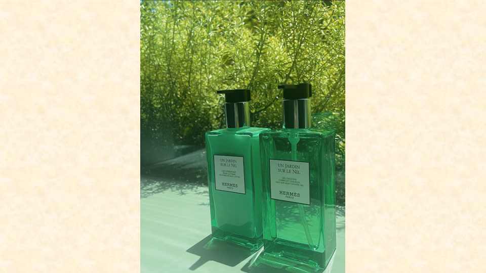 夏の始まりに合わせ、入院アメニティーにHERMÈS “Un Jardin Sur Le Nil” をご用意いたします🌿✨